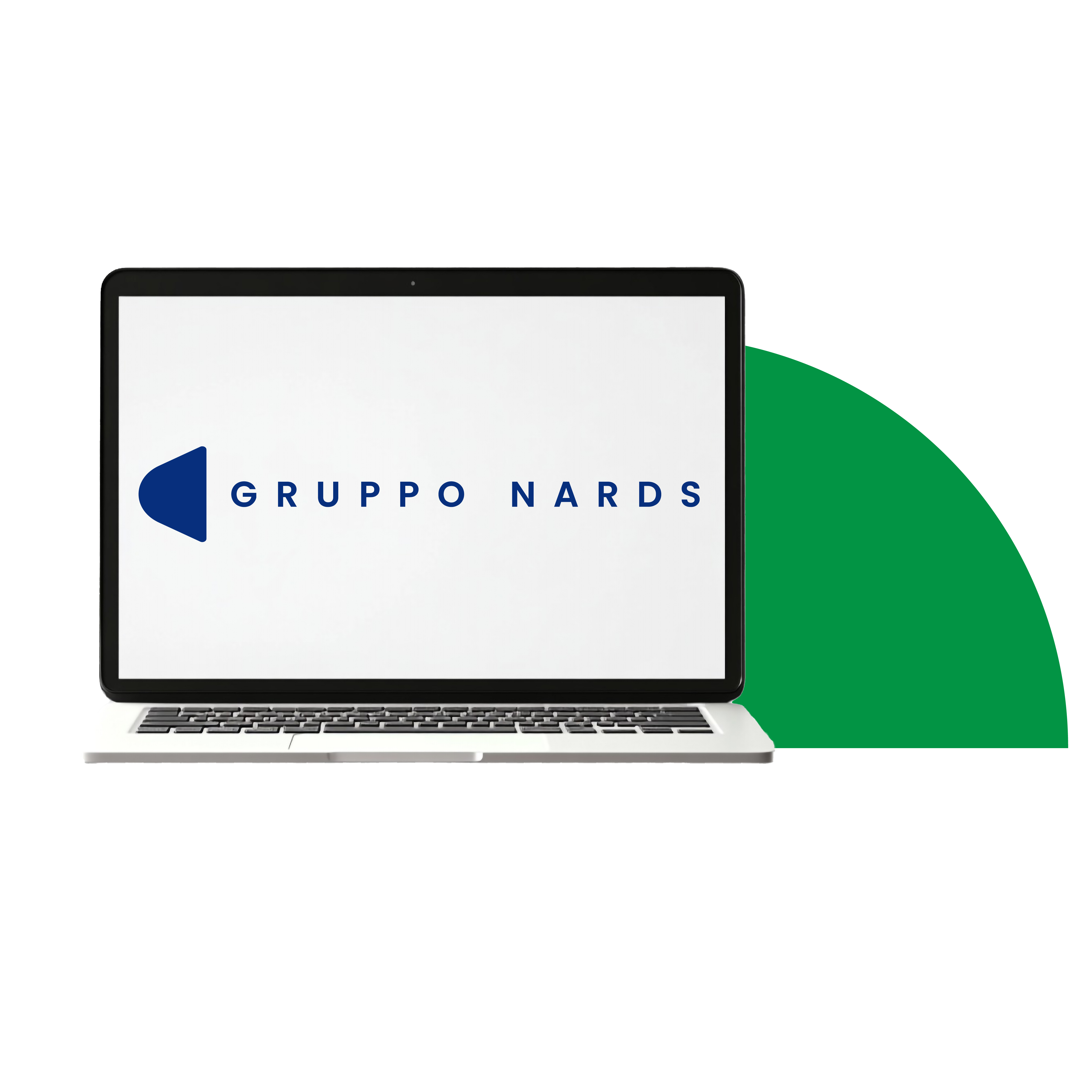 Computer con logo gruppo nards